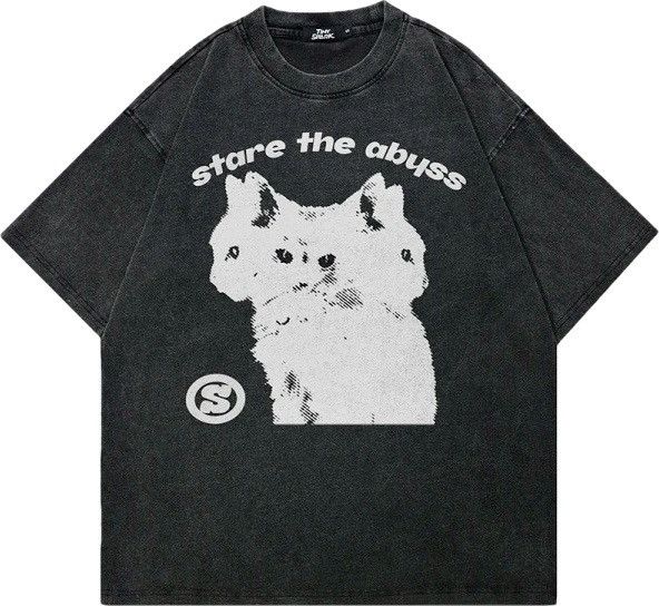 Japanese Brand Hybrid Cat Graphic T Shirt Size US S / EU 44-46 / 1 - 1 Thumbnail