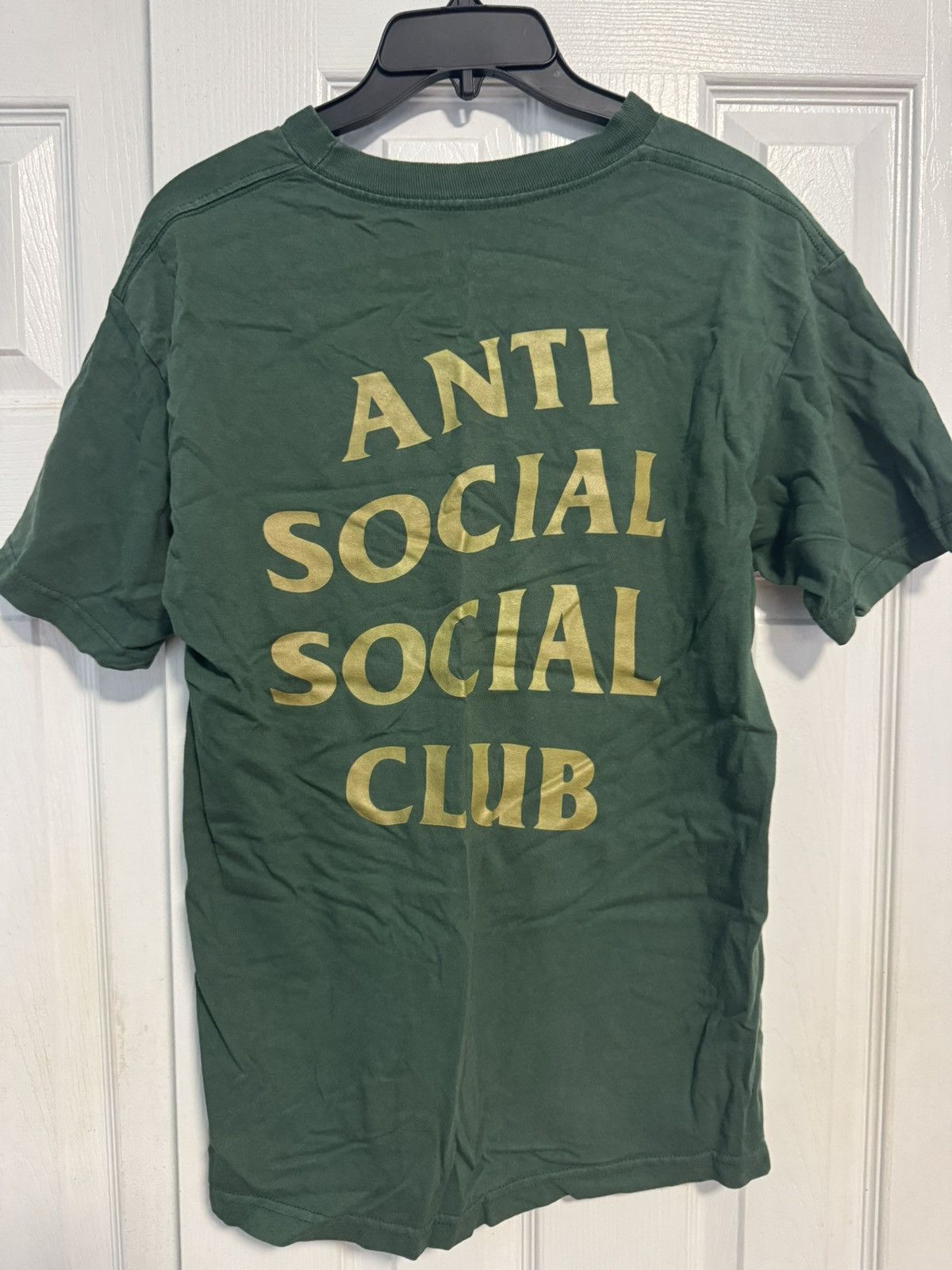 Anti Social Social Club Anti Social Social Club Green Tshirt Size US M / EU 48-50 / 2 - 1 Thumbnail