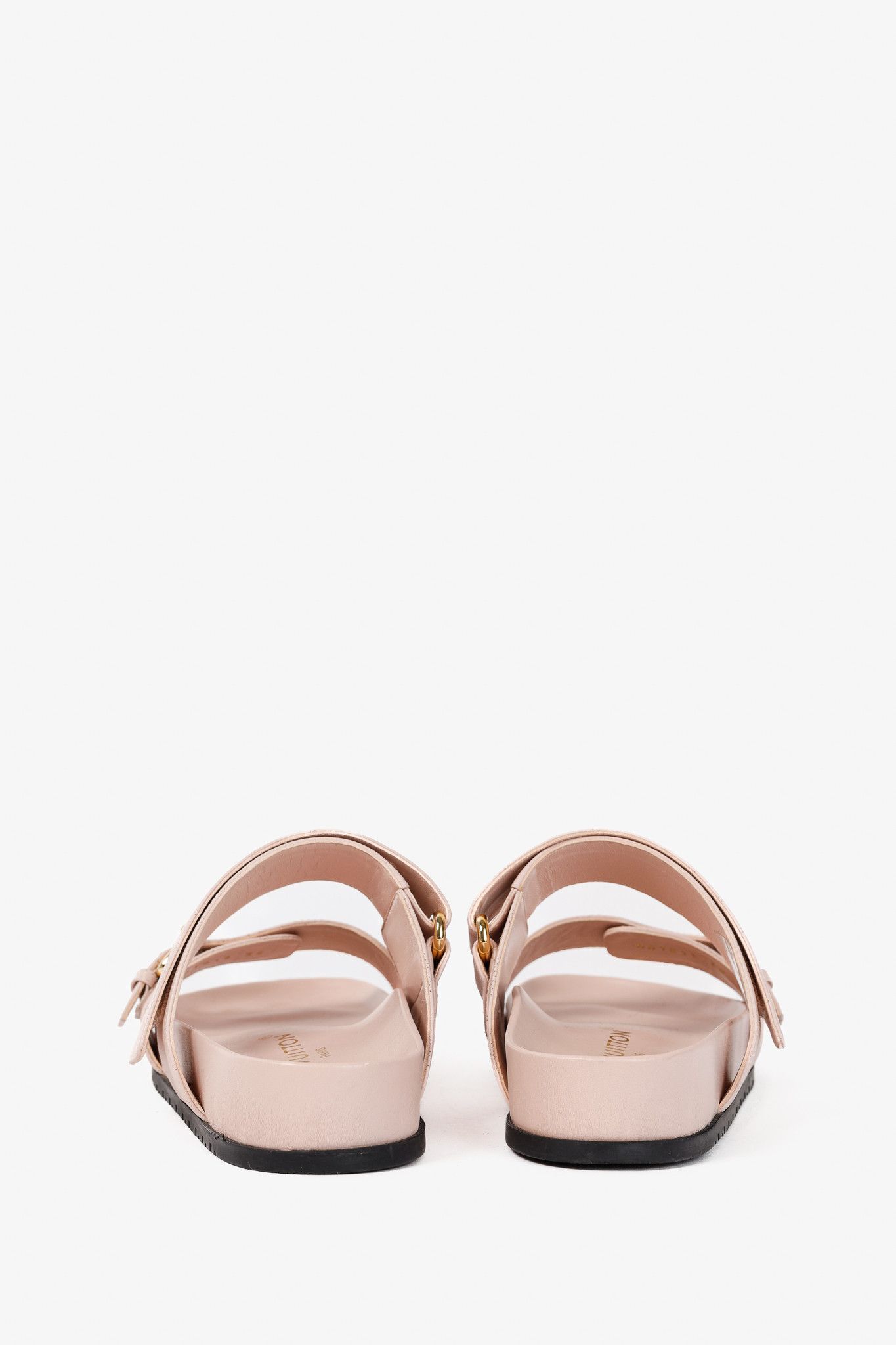 Louis Vuitton Louis Vuitton Bom Dia Light Pink Flat Comfort Sandal Mules Size US 4.5 / IT 34.5 - 4 Thumbnail