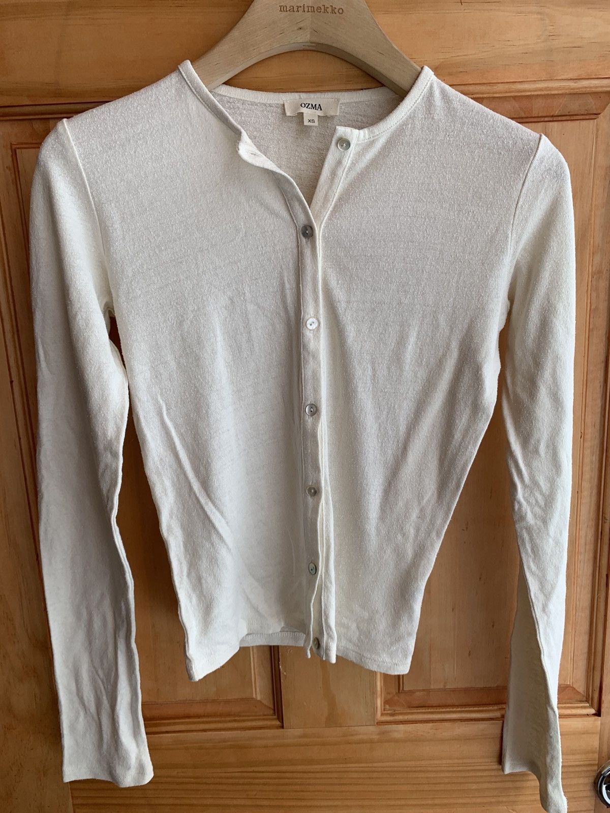 Other Silk Noil Button Up Cardigan Size XS / US 0-2 / IT 36-38 - 1 Thumbnail