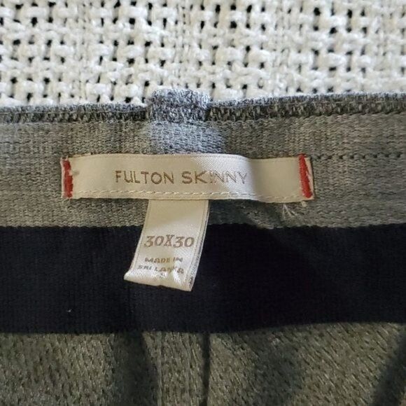 Vintage Fulton Skinny High Waisted Large Pockets Sz. 30 x 30 Gray Pa Size US 30 / EU 46 - 5 Thumbnail