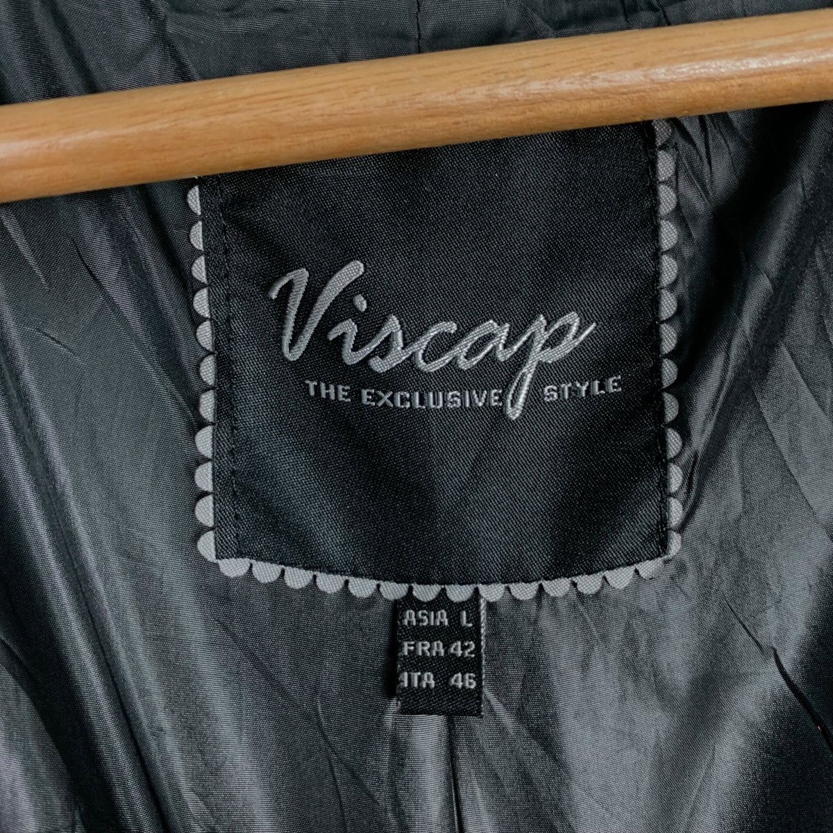 Japanese Brand VISCAP The Exclusive Style Asymmetrical Jacket #0347-C16 Size M / US 6-8 / IT 42-44 - 16 Thumbnail