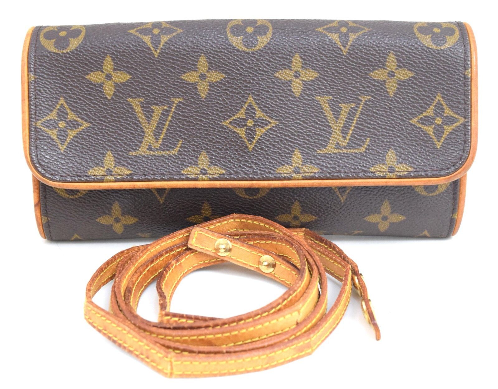 Louis Vuitton Louis Vuitton Pochette Twin PM CrossbodyBag Monogram M51854 Size ONE SIZE - 1 Thumbnail
