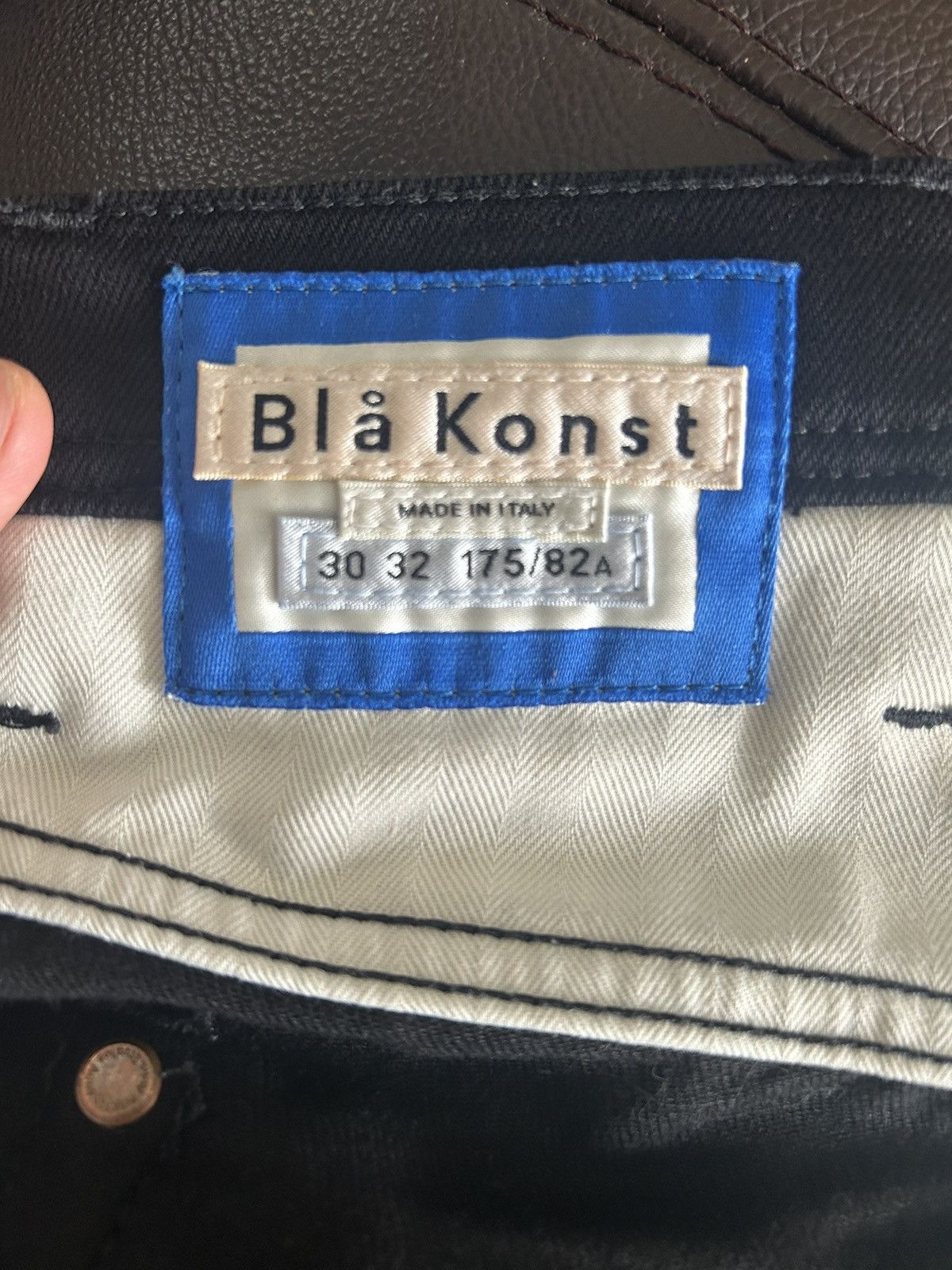 Acne Studios Bla Konst River Stay Black Size US 30 / EU 46 - 4 Thumbnail