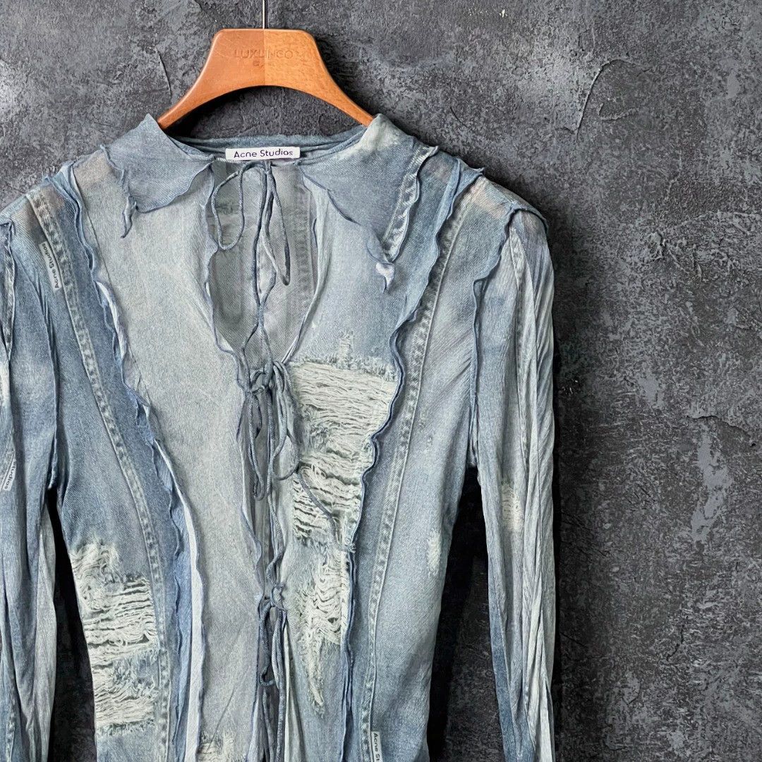 Acne Studios ACNE STUDIOS Lake Blue Tailored Shirt Size XS / US 0-2 / IT 36-38 - 3 Thumbnail