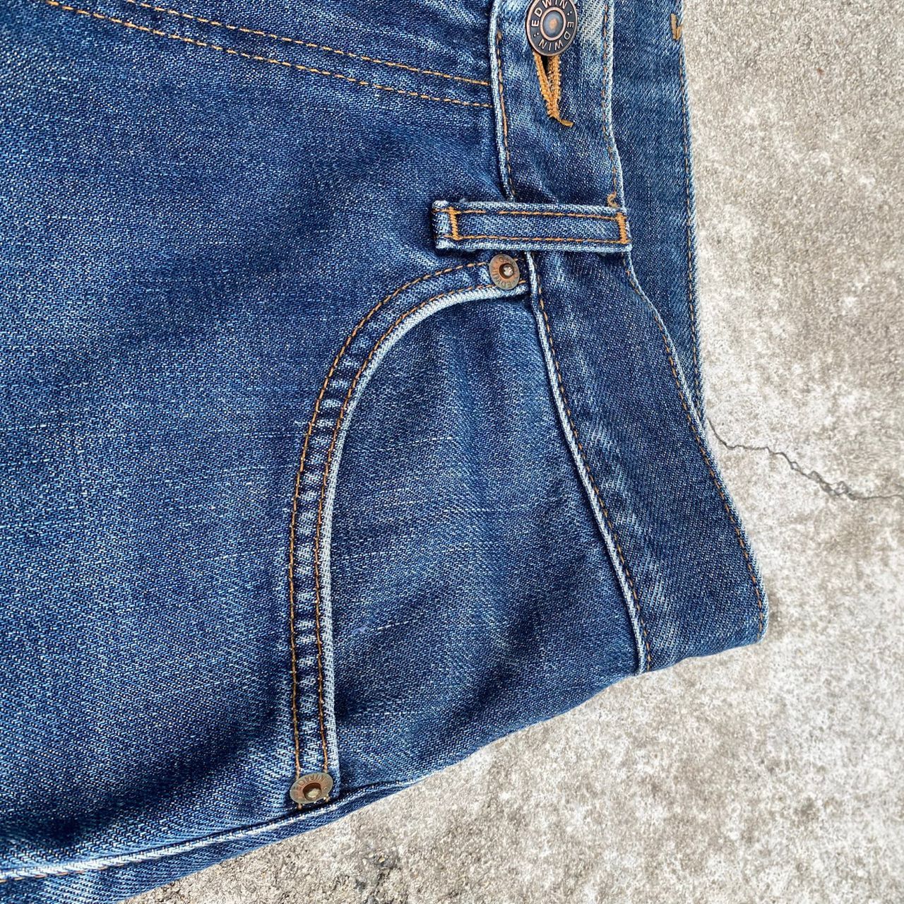 Edwin Vintage Edwin 503 Regular Distressed Denim Size US 30 / EU 46 - 10 Thumbnail