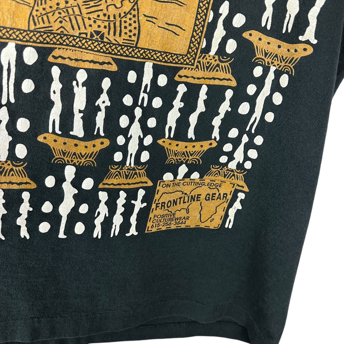 Vintage Vintage 90s Frontline African American Culture Shirt Size US XL / EU 56 / 4 - 5 Thumbnail