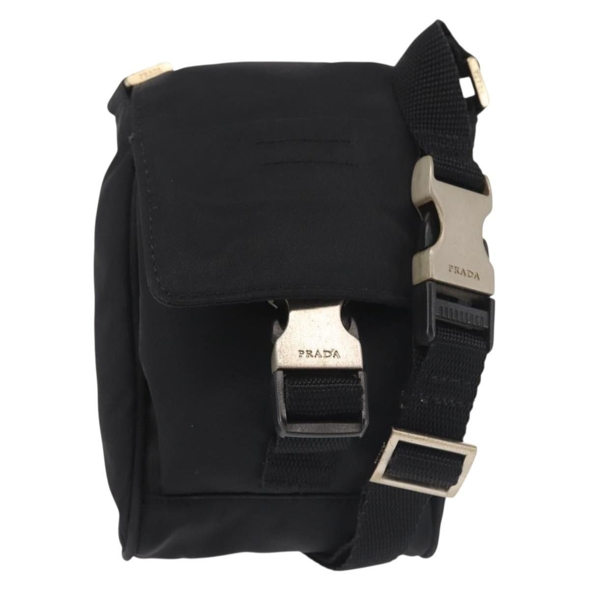 Prada PRADA Shoulder Bag Nylon Black Silver Size ONE SIZE - 1 Thumbnail