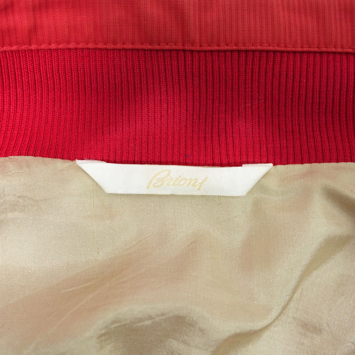 Brioni BRIONI Stand Collar Blouson (Red) Size US S / EU 44-46 / 1 - 4 Thumbnail