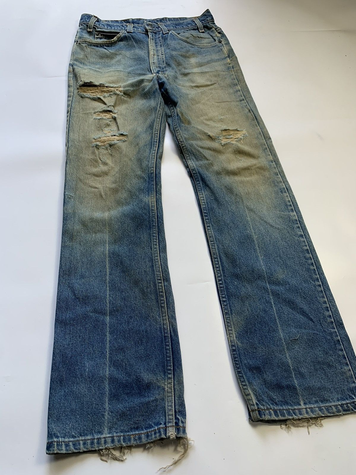 Levi's Vintage Clothing levis 517 vintage 80s blue jeans wash pant Size US 31 - 3 Thumbnail