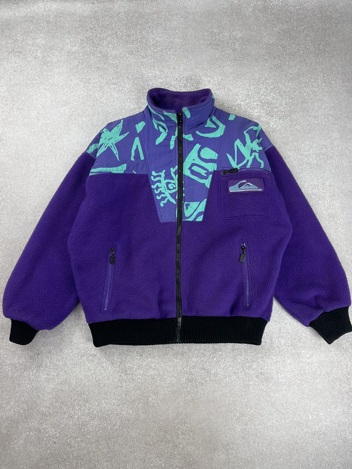 Quiksilver × Vintage Vintage Quicksilver Polartec Fleece Jacket Size M Size US M / EU 48-50 / 2 - 1 Thumbnail