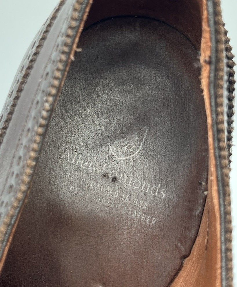 Allen Edmonds Allen Edmonds "LEXINGTON" Oxfords Dark Brown Leather 10.5 D Size US 10.5 / EU 43-44 - 11 Thumbnail