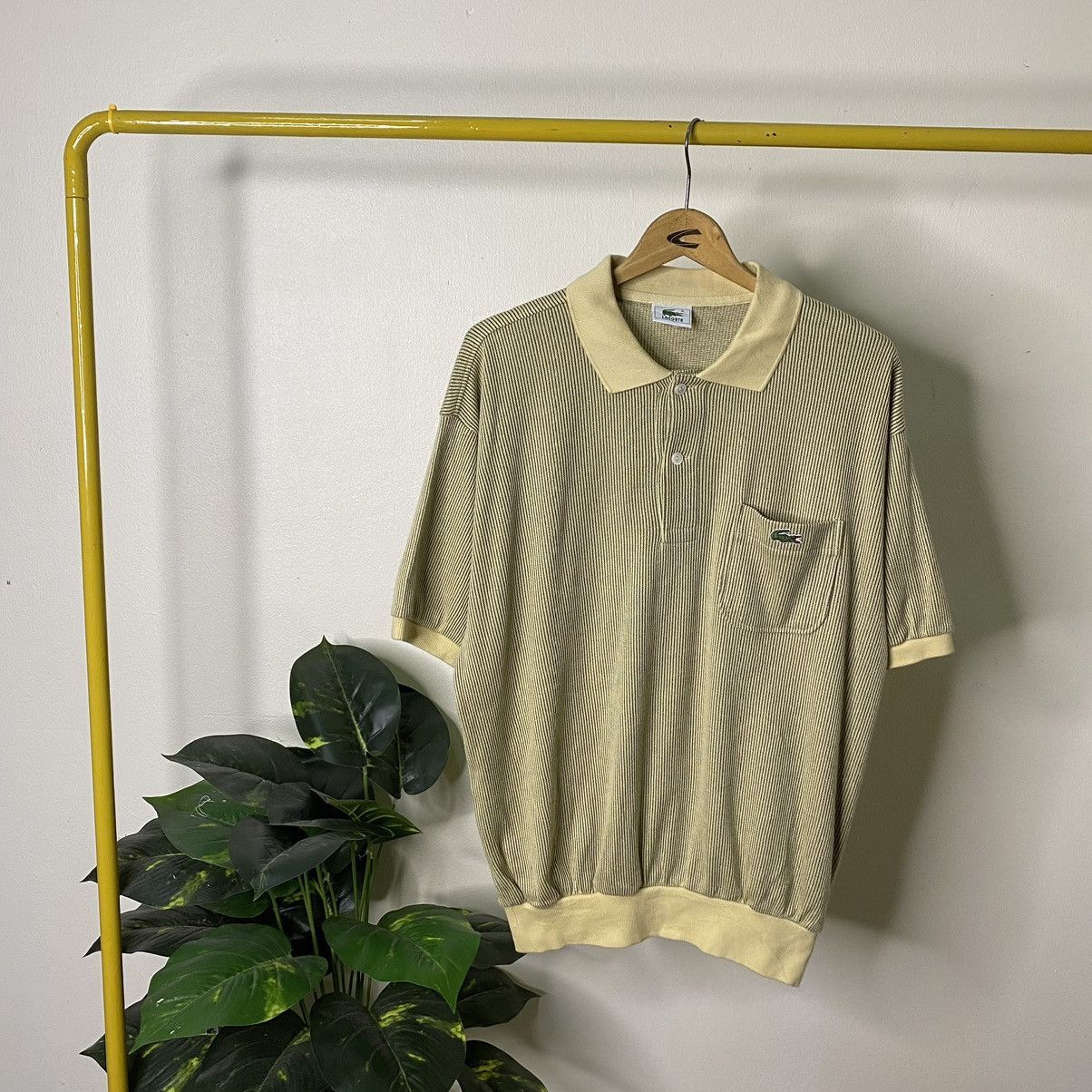 Designer × Lacoste × Vintage Vintage 1990s Lacoste Collar Casual Sweatshirt Size US M / EU 48-50 / 2 - 1 Thumbnail