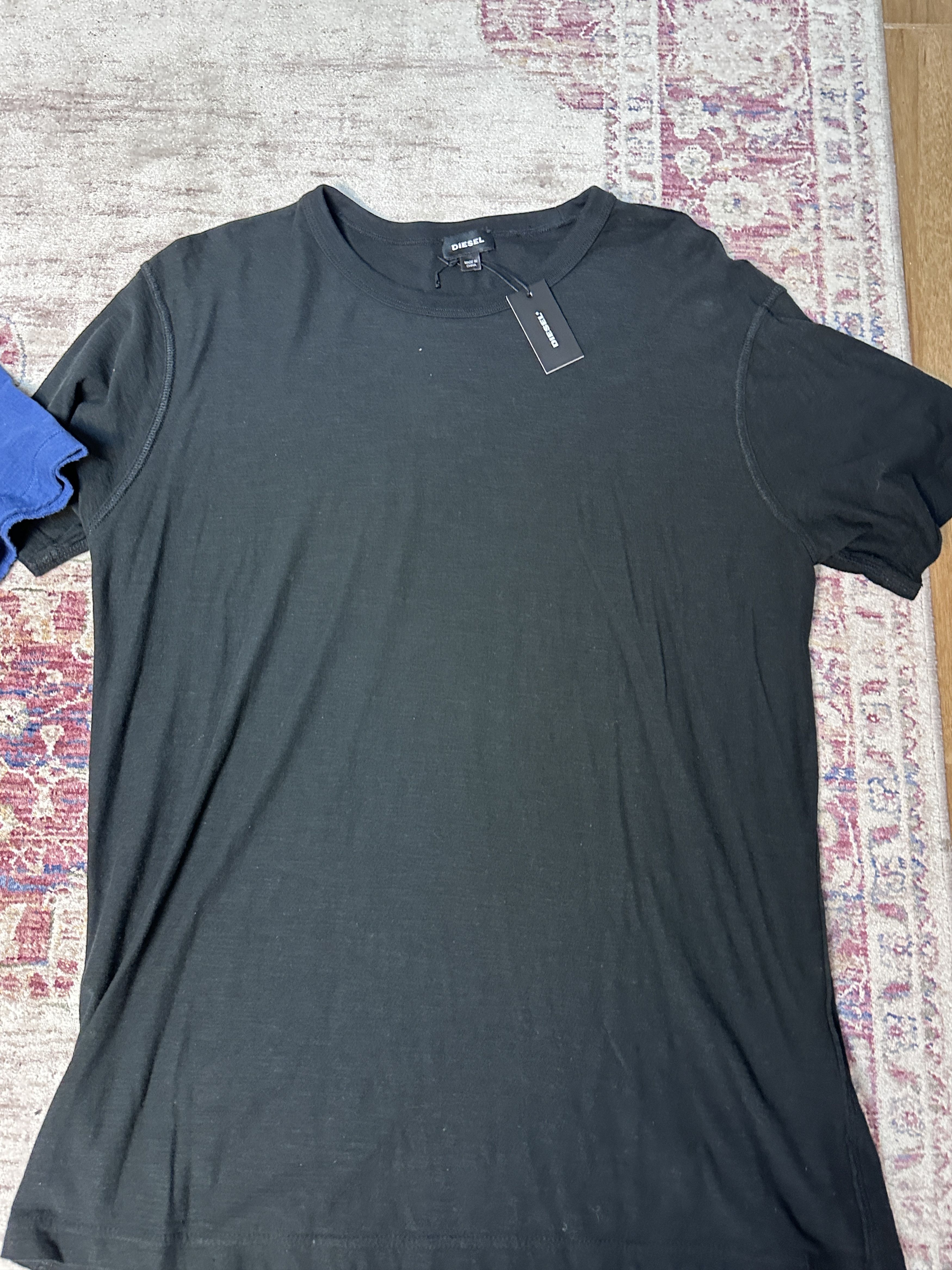 Diesel Diesel Men's Black T- Shirt Size XL-NEW Size US XL / EU 56 / 4 - 1 Thumbnail