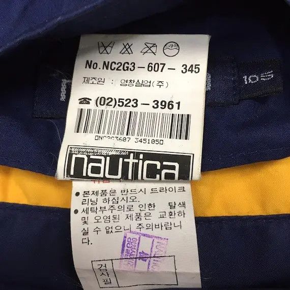 Nautica Vtg NAUTICA Competition Sailing Gear Reversible Jacket Size US L / EU 52-54 / 3 - 10 Thumbnail