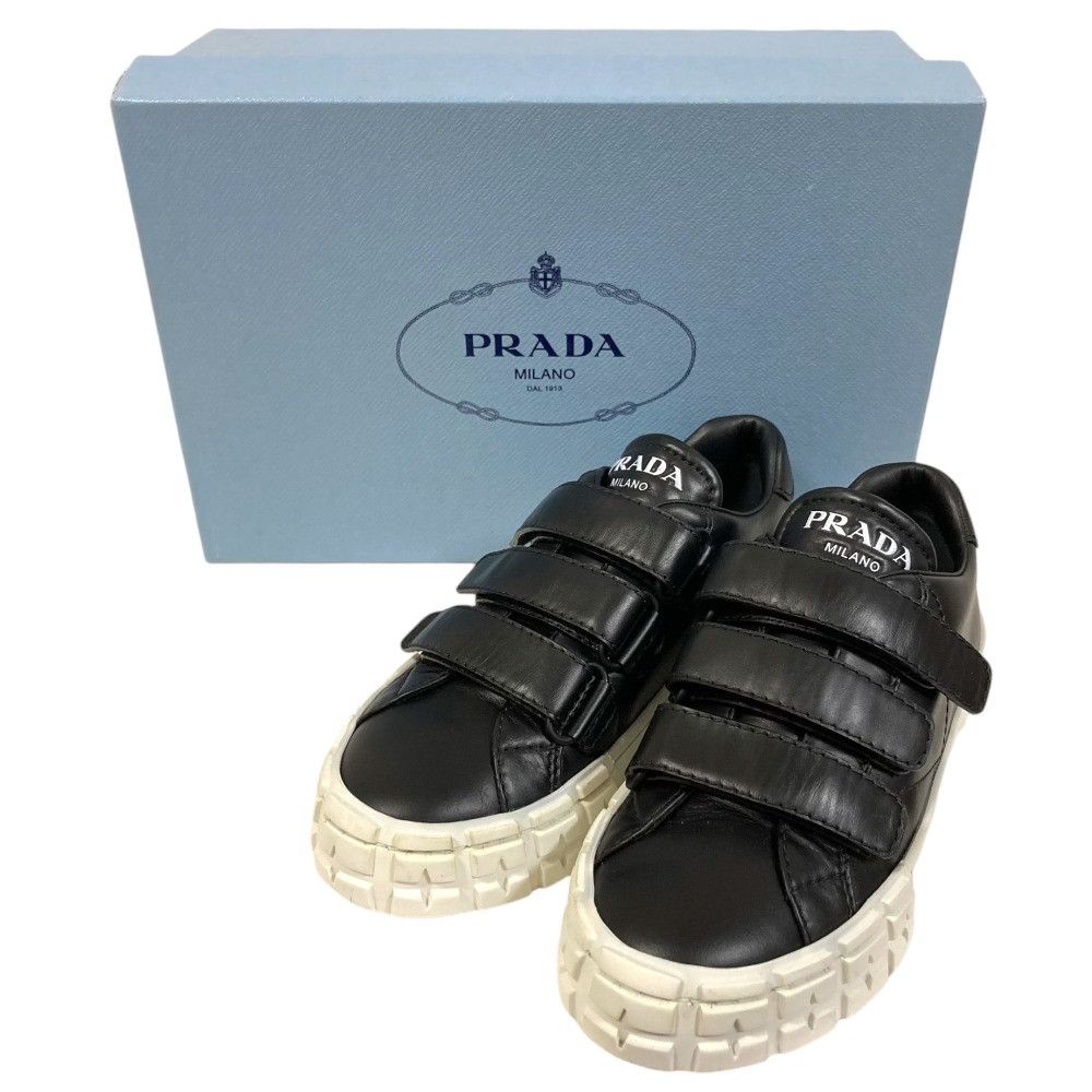 Prada Prada Prada Leather Velcro Sneakers Leather Shoes DUTY FREE for USA Size ONE SIZE - 1 Thumbnail