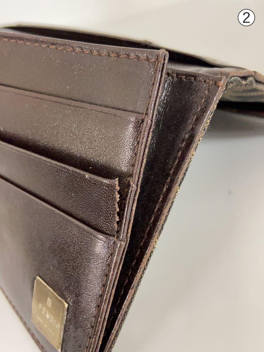 Fendi Fendi Leather Long Wallet Brown Size ONE SIZE - 9 Thumbnail