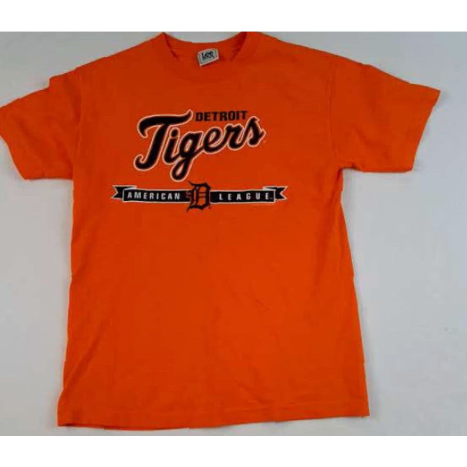 Vintage Lee sport Detroit Tigers 2007 T-Shirt Shirt Kid M Orange Cotton Crew Neck Short Sleeve Men Boys Sports 2007 Tigers Baseball Size US M / EU 48-50 / 2 - 2 Thumbnail