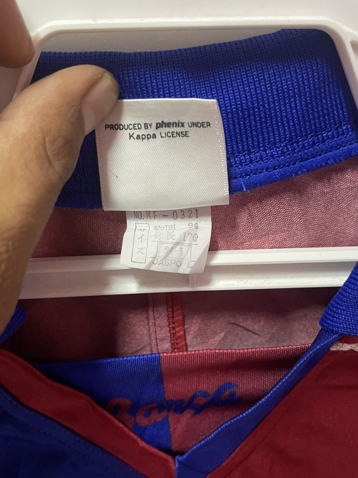 Kappa Vintage 90s Kappa Jersey x Barcelona FC Very Rare🔥🔥 Size US L / EU 52-54 / 3 - 4 Thumbnail