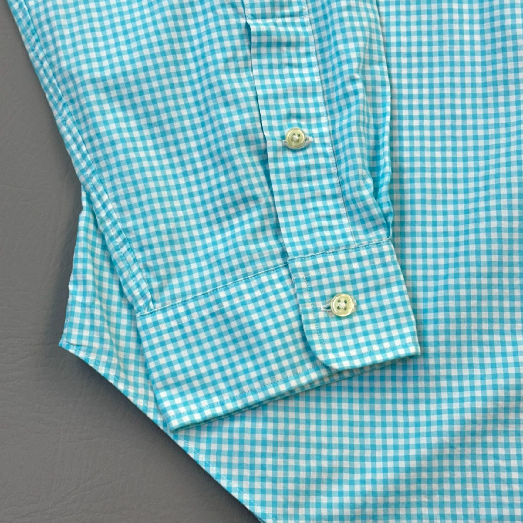Ralph Lauren Ralph Lauren Shirt Mens XL Blue Gingham Check Classic Fit Long Sleeve Preppy Shirt Size US XL / EU 56 / 4 - 4 Thumbnail