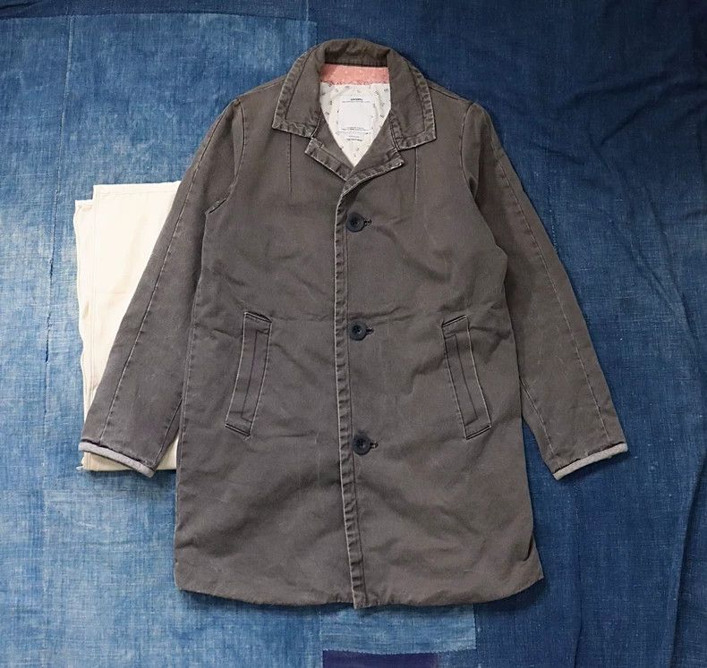 Visvim Visvim Mies Coat with Damaged Wash Finish Size US M / EU 48-50 / 2 - 1 Thumbnail