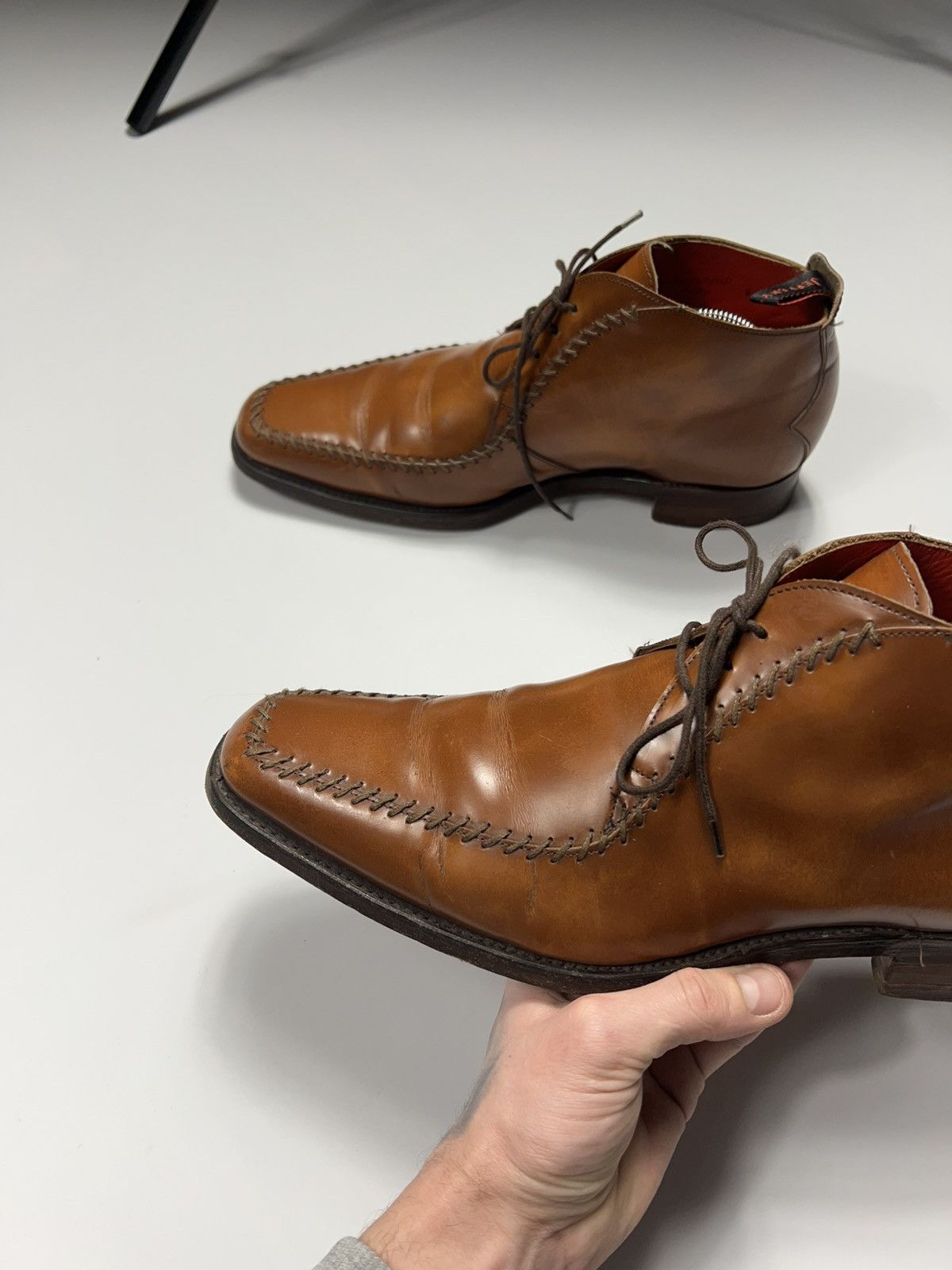Jeffery West Rare Vintage Jeffery West Cowboy Leather Shoes Boots Size US 9.5 / EU 42-43 - 3 Thumbnail