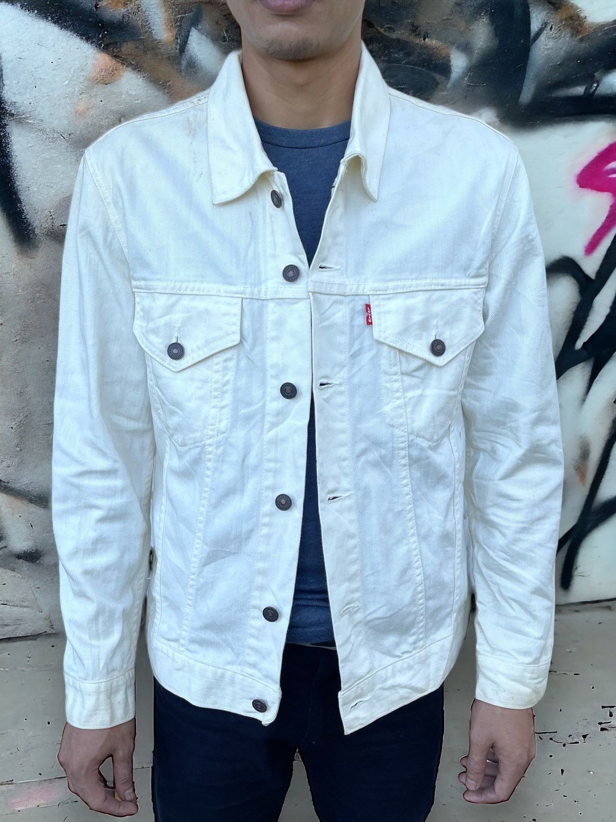 Levi's 🔥Vintage Levi's Denim Trucker Jacket Size US M / EU 48-50 / 2 - 3 Thumbnail