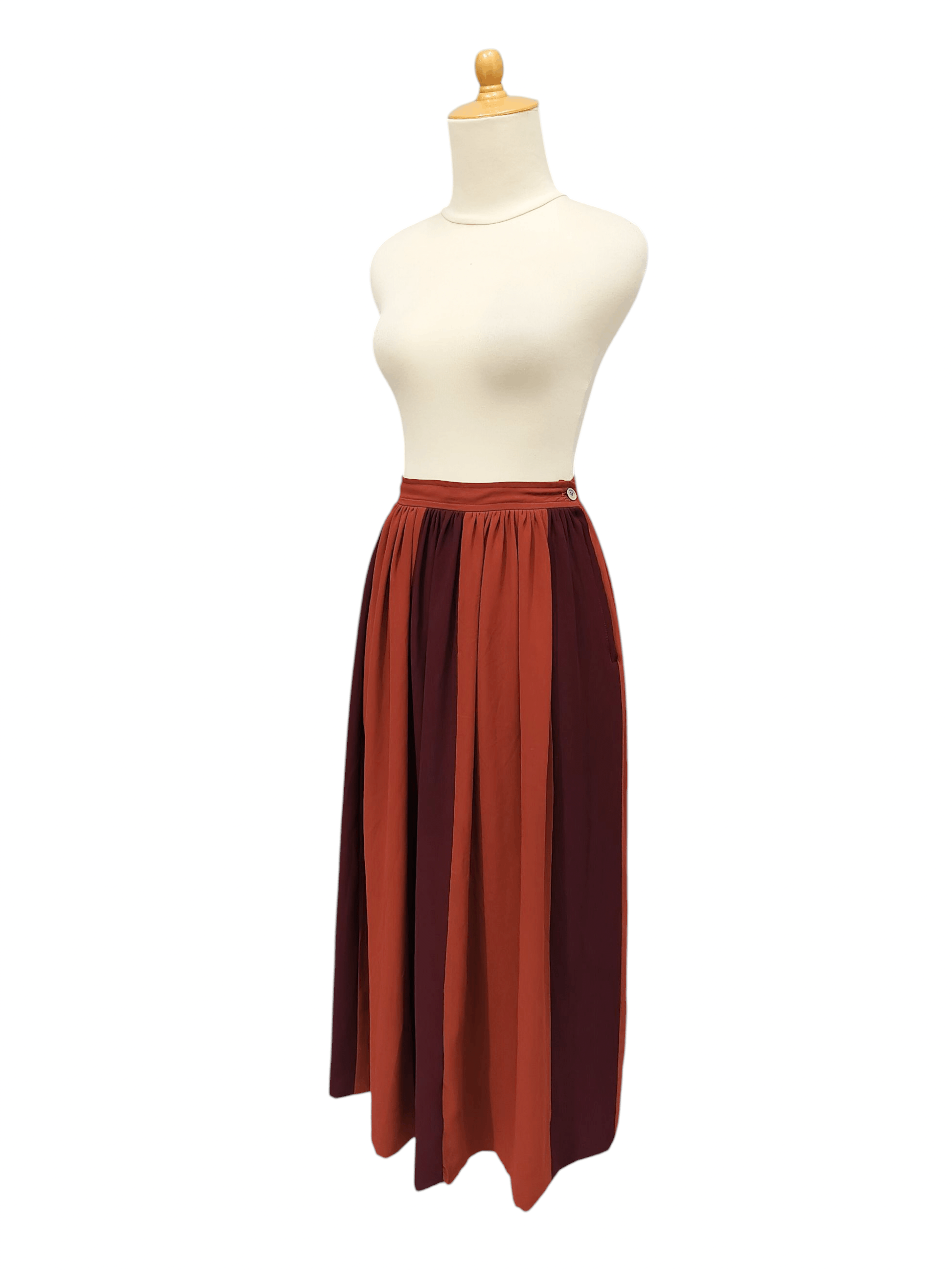 Comme des Garcons AD88 CDG📕 Archive Experimental Minimalist Color Block Skirt Size 28" / US 6 / IT 42 - 7 Thumbnail