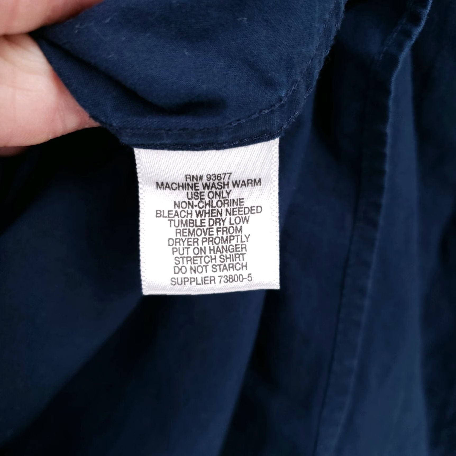 Liz Claiborne Claiborne Shirt Mens L Blue Button-Up Long Sleeve Collared Casual Size US L / EU 52-54 / 3 - 7 Thumbnail