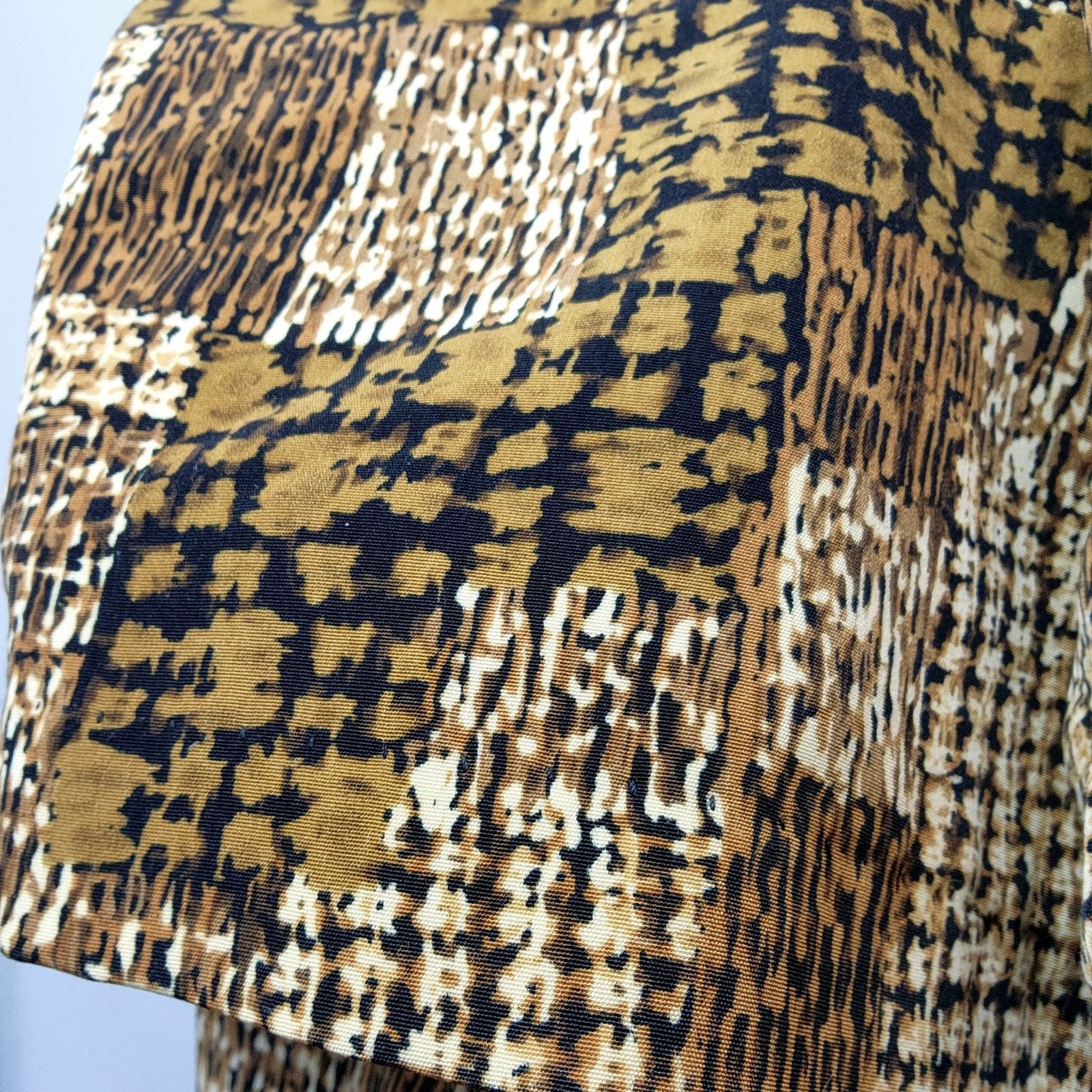 Other Vintage Neutral Throw Over Open Front Shirt Patchwork L Size L / US 10 / IT 46 - 6 Thumbnail