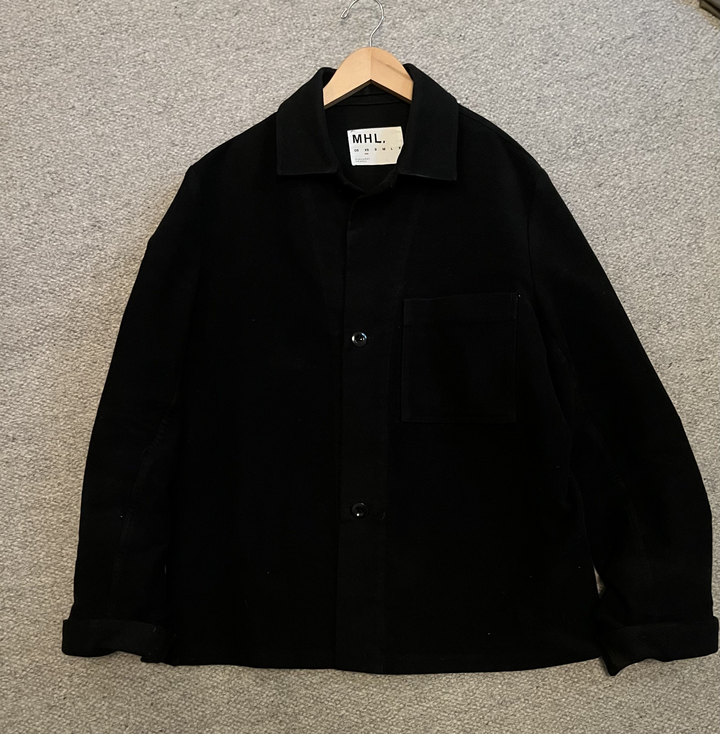 Margaret Howell MHL 3 Button Heavy Moleskin Jacket - Black Size US XS / EU 42 / 0 - 3 Thumbnail