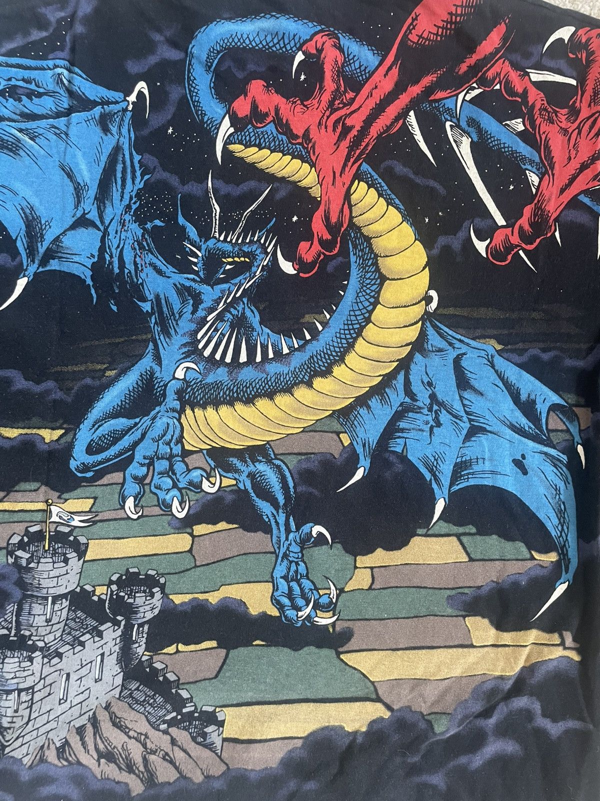 Liquid Blue Vintage Liquid Blue T Shirt Double Dragon 1994 Mens XL Size US XL / EU 56 / 4 - 7 Thumbnail