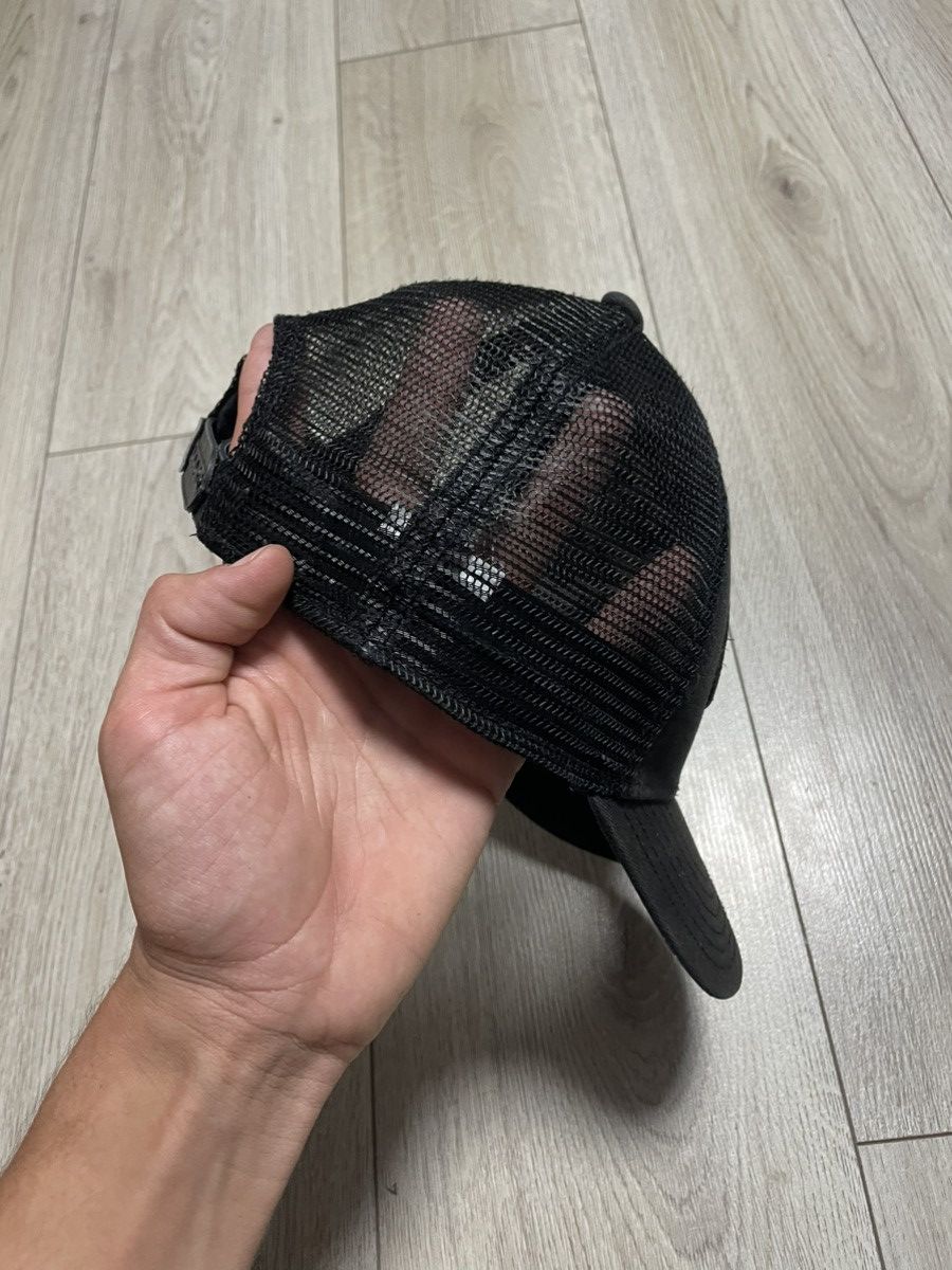 Von Dutch Sun Faded Von Dutch Logo Mesh Track Cap Hat Streetwear Black Size ONE SIZE - 4 Thumbnail