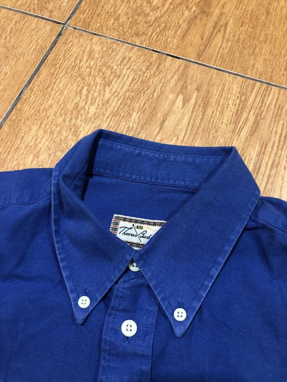 Burberry Thomas Burberry Retro Relaxed Button Down Long Sleeve Shirt Size US XL / EU 56 / 4 - 16 Thumbnail