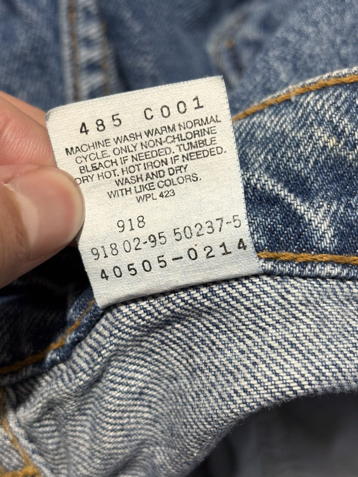 Levi's 30x30 29x32 90s Levis Orange Tab 505 Lot Denim Bundle USA Size US 30 / EU 46 - 15 Thumbnail