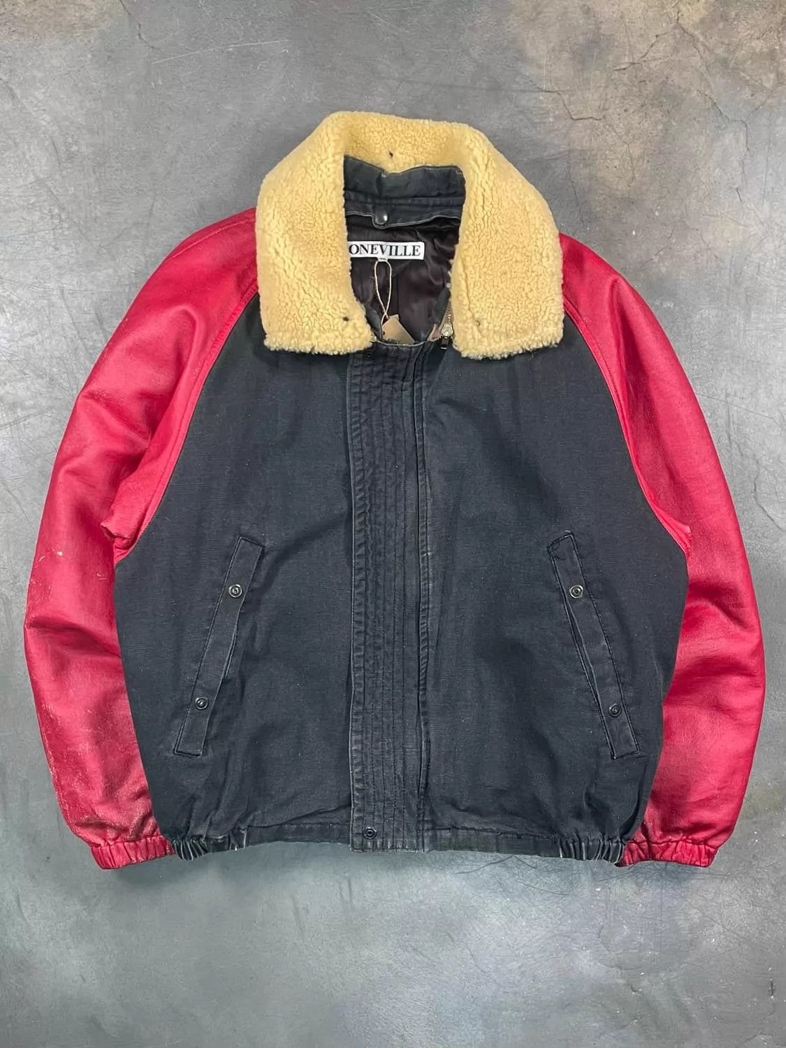 Boneville boneville vintage Akira Work Jacket Canvas Denim & Lambskin Size US S / EU 44-46 / 1 - 2 Thumbnail