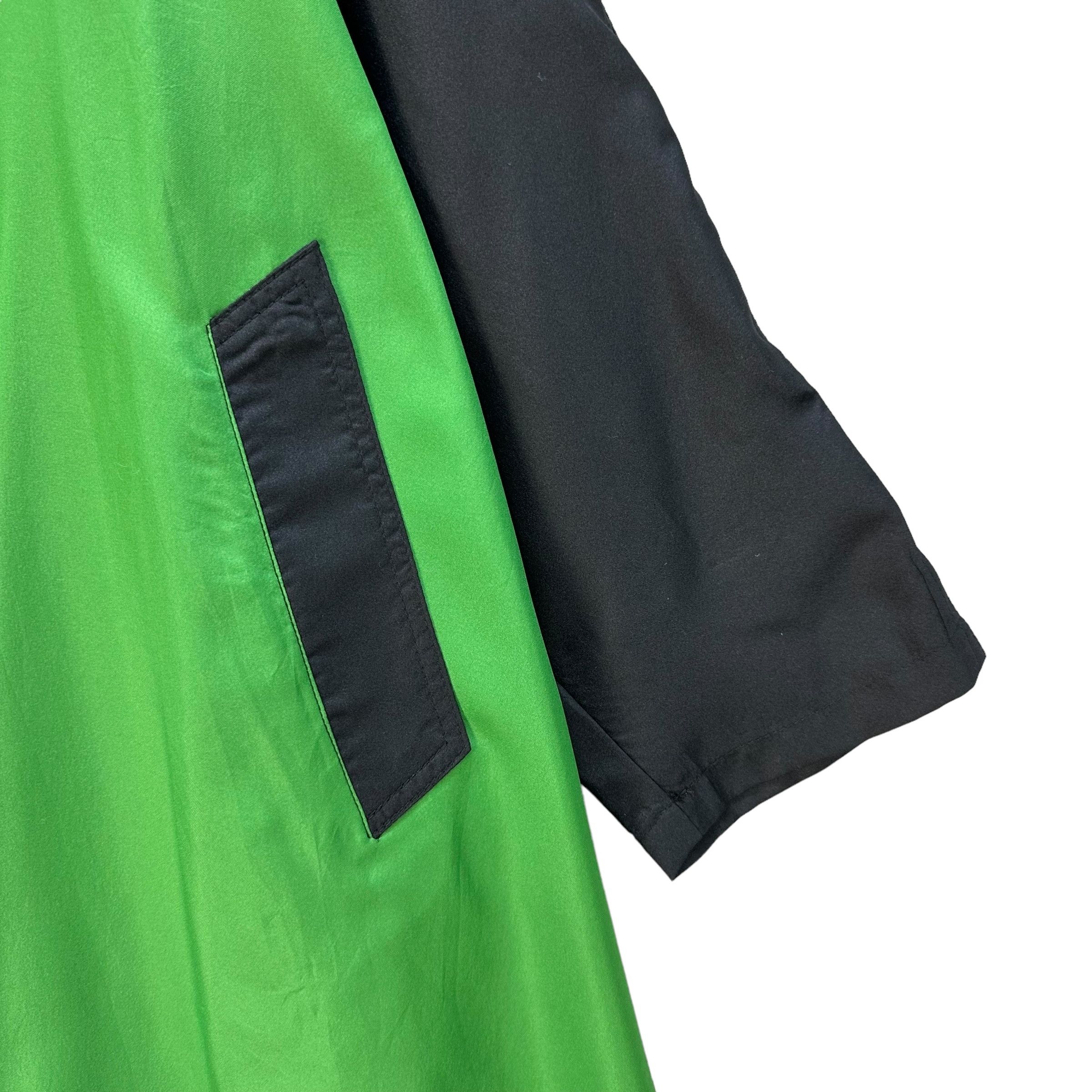 Fiorucci FLORUCCI Big Logo Detachable Hooded Green Overcoat #A45-1042 Size ONE SIZE - 9 Thumbnail