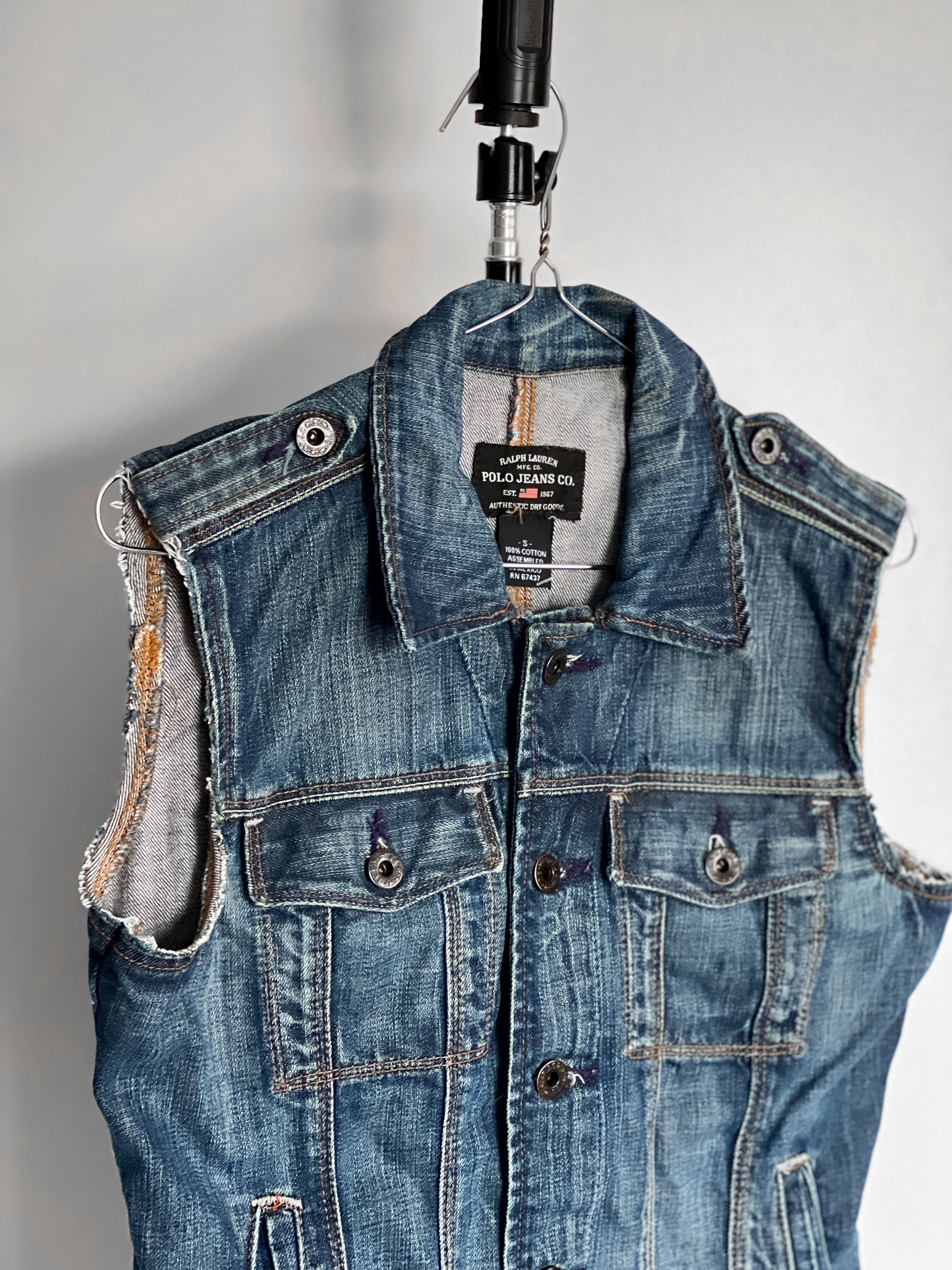 Polo Ralph Lauren Ralph Lauren Polo Jeans Co Vintage Women’s Denim Vest Size S / US 4 / IT 40 - 6 Thumbnail