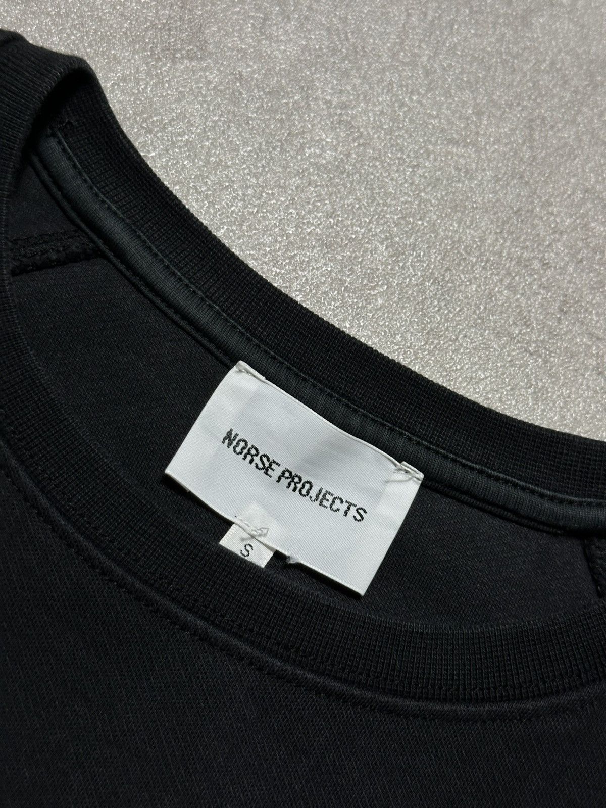 Norse Projects Mens Crewneck Sweatshirt Norse Projects Black Size US S / EU 44-46 / 1 - 3 Thumbnail