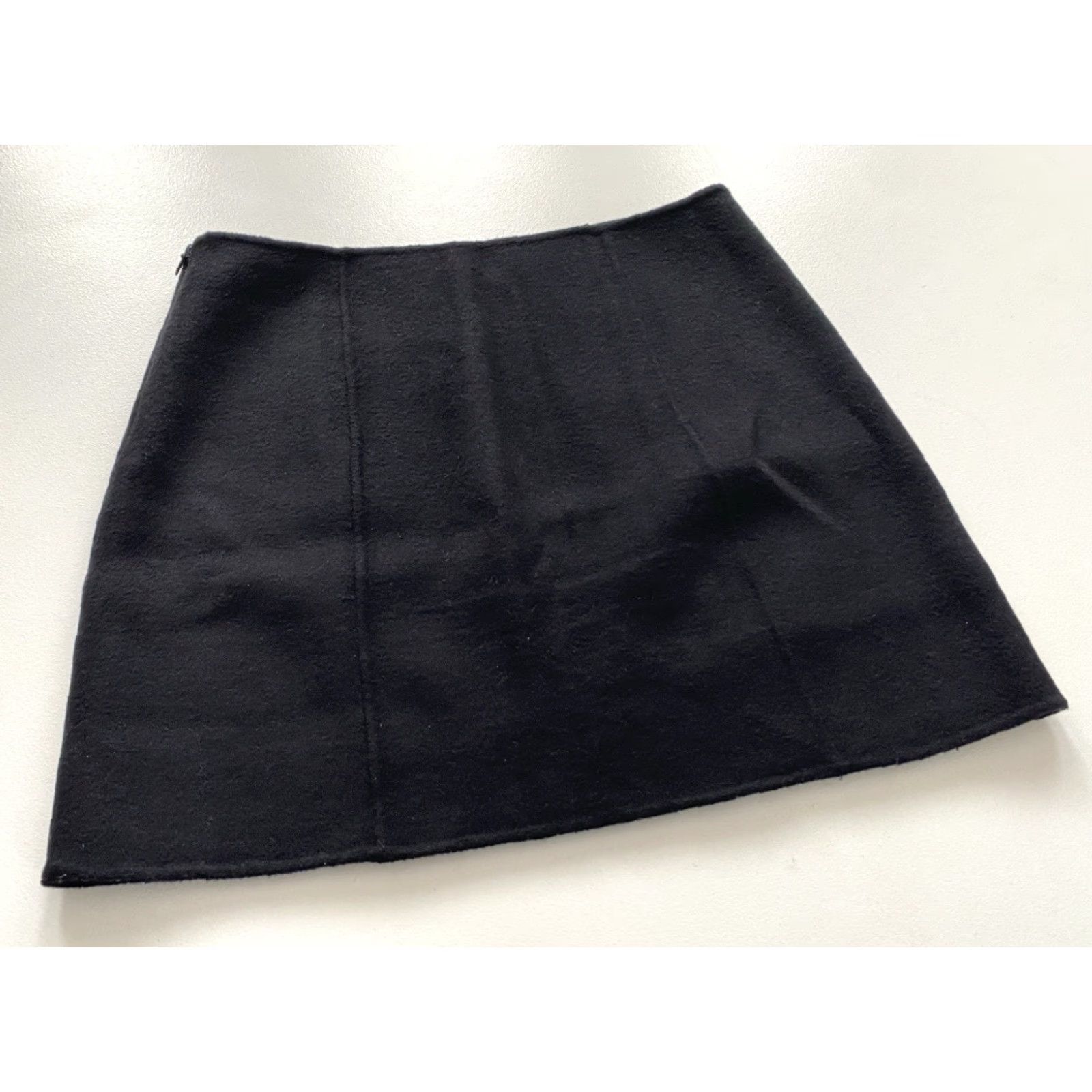 Alex Mill VINTAGE Alex Mill Skirt Women Mini NYC Black Wool Blend Size 8 Size 30" / US 8 / IT 44 - 5 Thumbnail