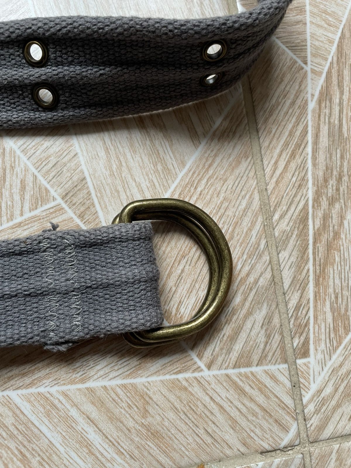 Japanese Brand × Vintage Archive Y2K Vintage 90s Japanese Grey Emo Metal Goth Belt Size ONE SIZE - 4 Thumbnail