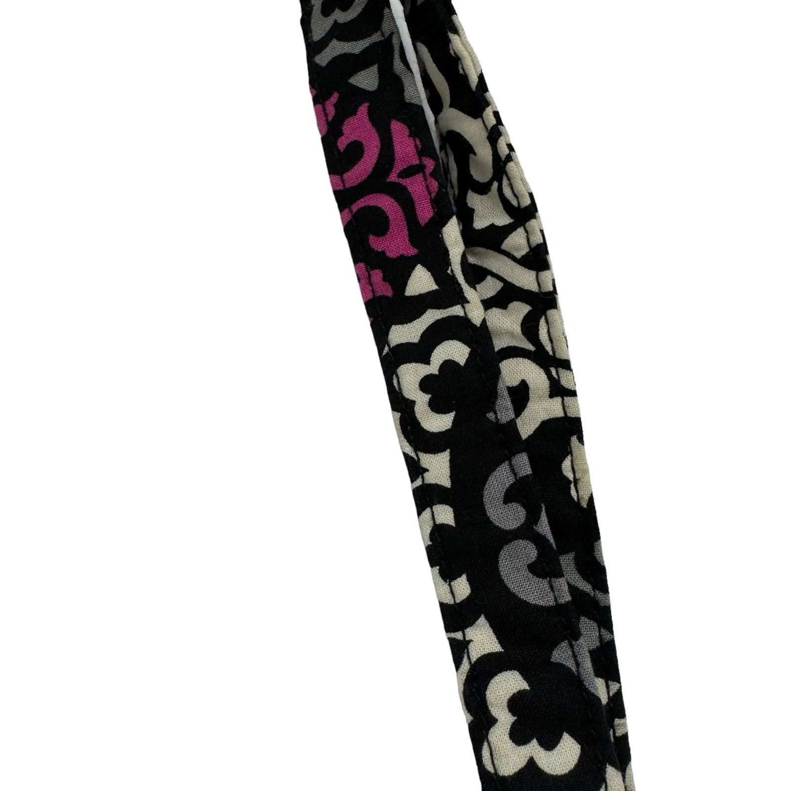 Vera Bradley VERA BRADLEY Canterberry Pink Black Swirl Shoulder Bag Tote Size ONE SIZE - 7 Thumbnail