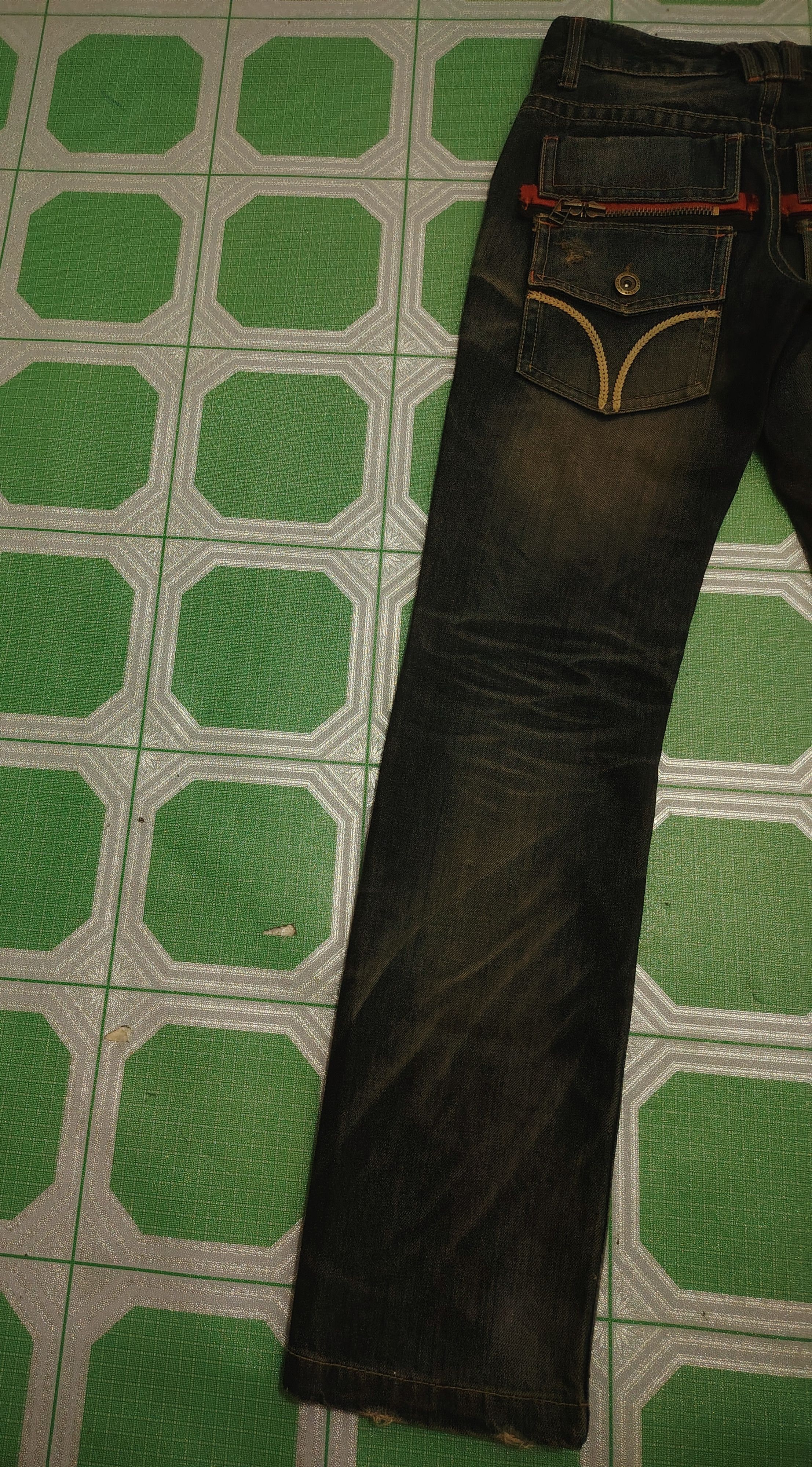 If Six Was Nine Rare!!! JAPANESE Lolita Jeans Distressed Jeans Size US 30 / EU 46 - 15 Thumbnail