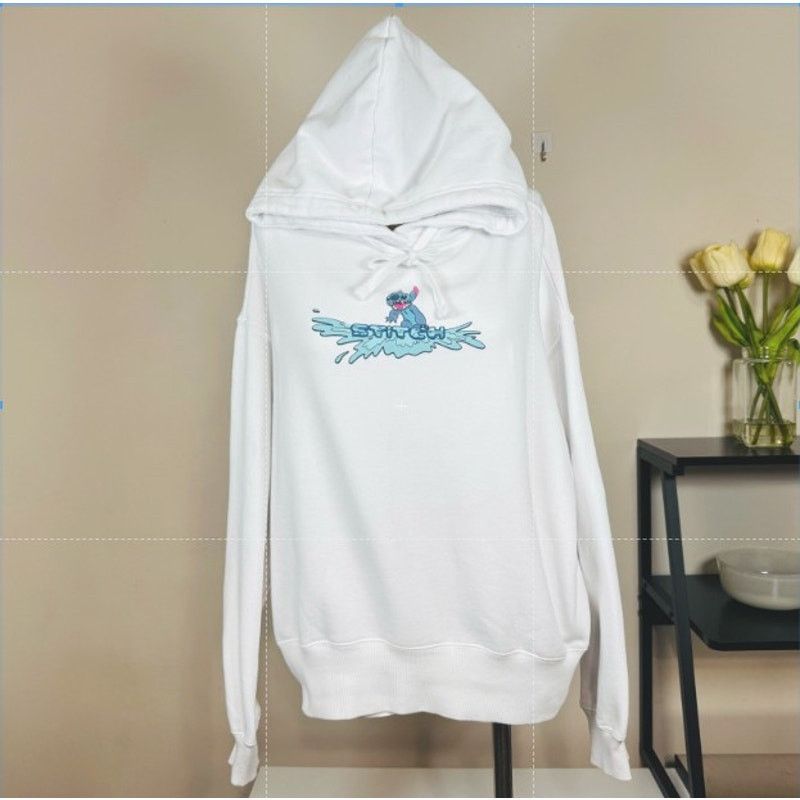 Disney Disney Stitch Pullover Surfing Flowers Parks Hoodie Unisex L Size L / US 10 / IT 46 - 1 Thumbnail