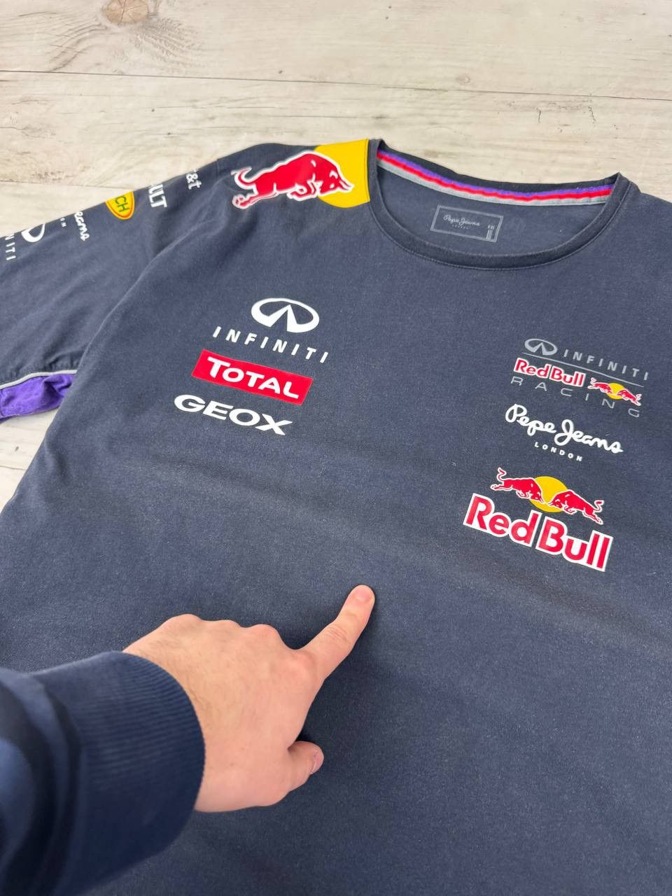 Pepe Jeans Infinity Red Bull Racing Pepe Jeans T- Shirt F1 Size US XL / EU 56 / 4 - 6 Thumbnail