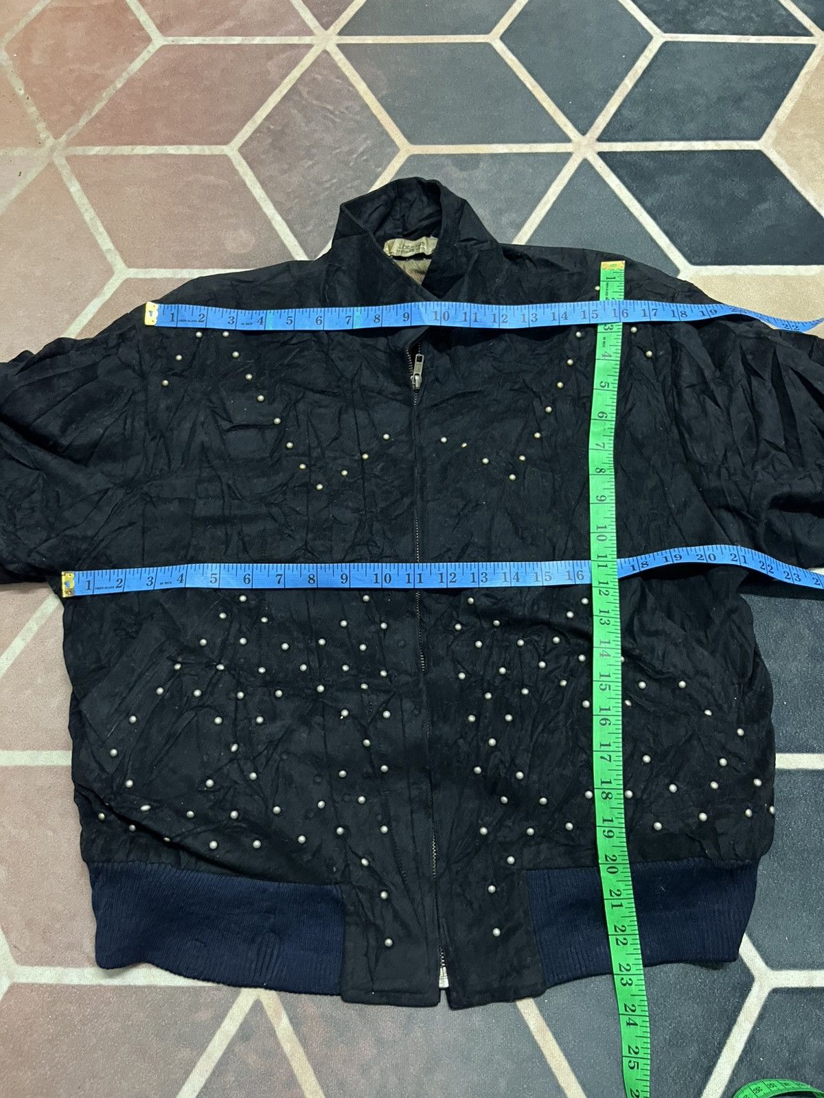 Japanese Brand 💥Liosertan Japan Studded Punk Vintage Velvet Size US L / EU 52-54 / 3 - 11 Thumbnail