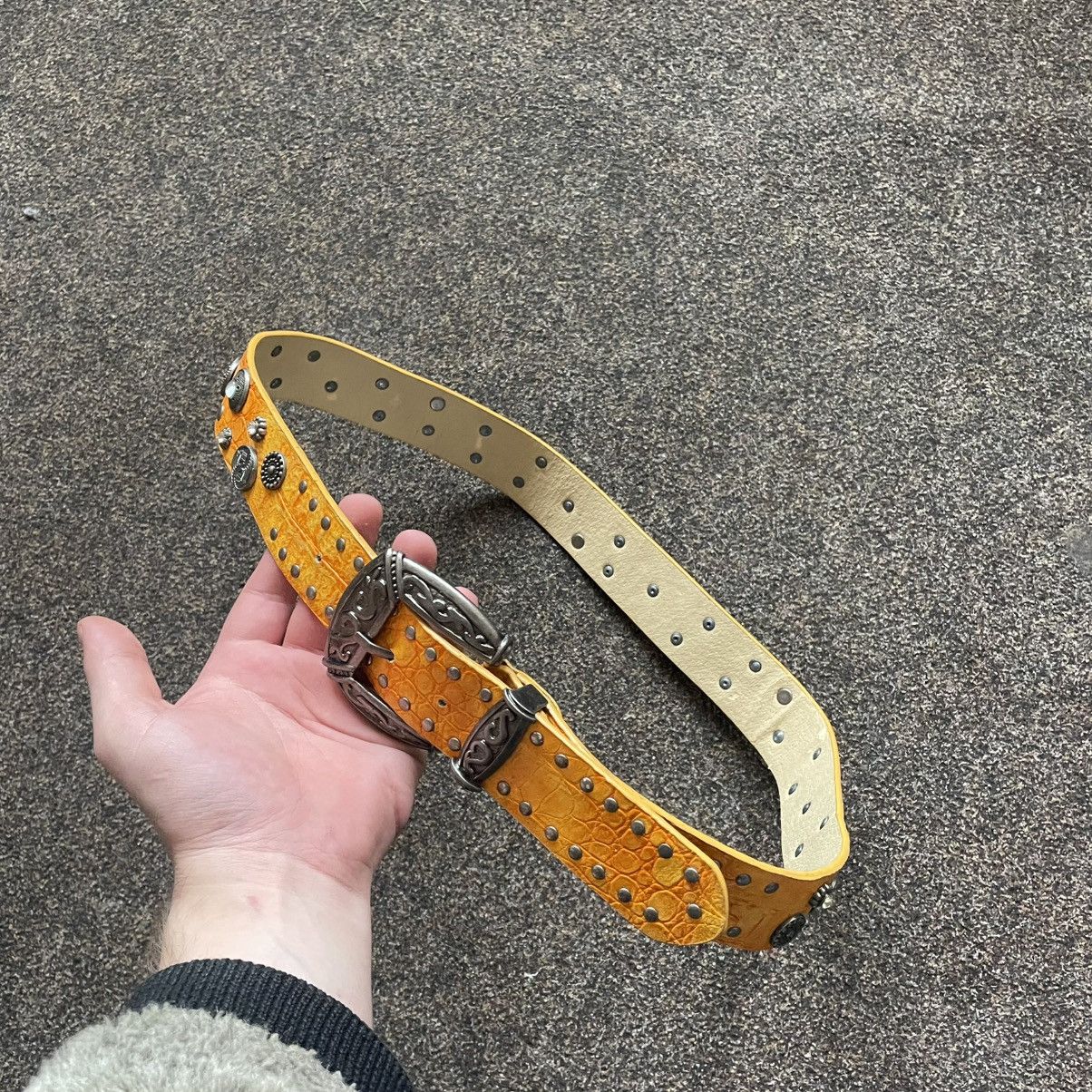 Vintage Vintage 90s Japanese Alt Goth Rock Belt Archive Logo Slim OS Size ONE SIZE - 2 Thumbnail