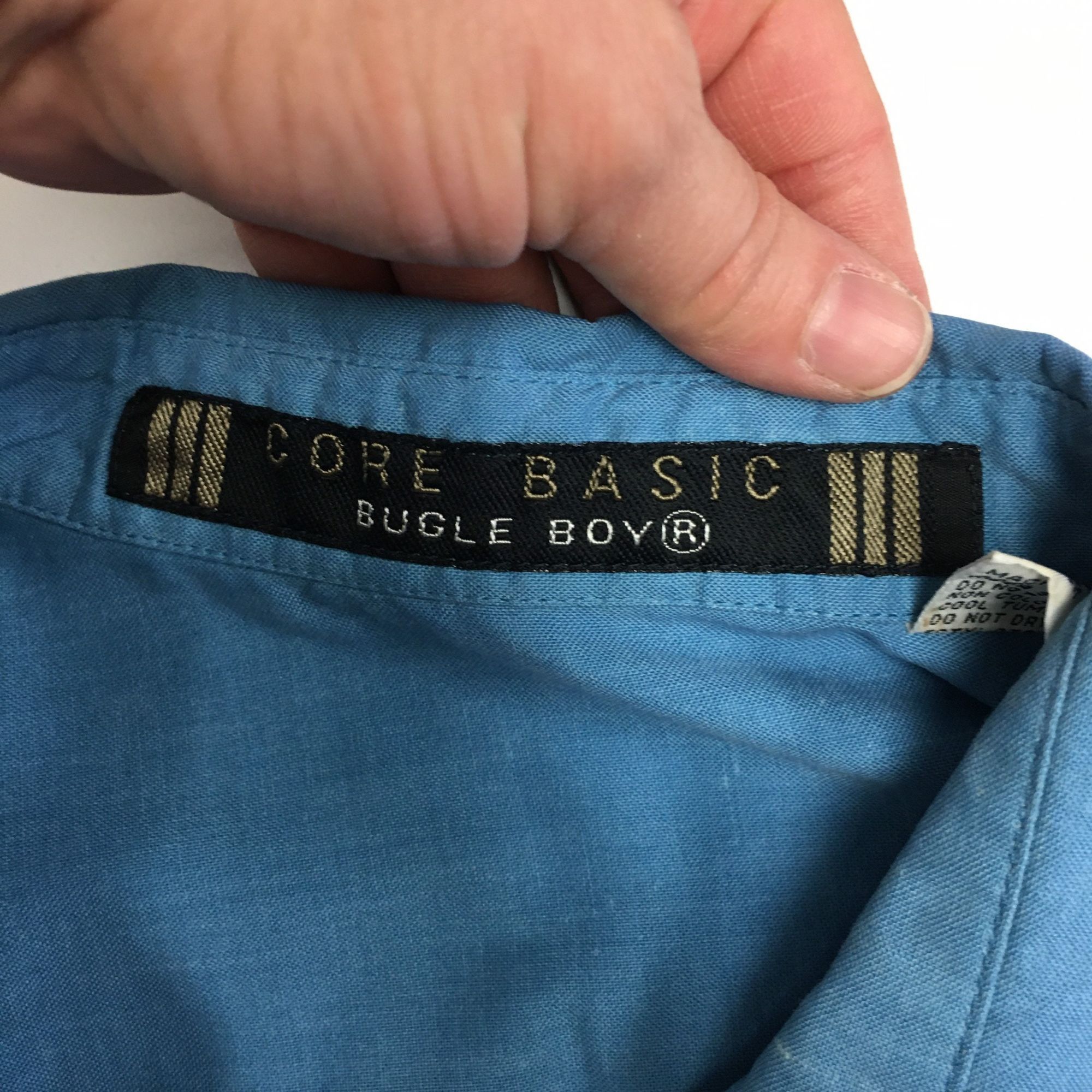 Bugle Boy Vtg Bugle Boy Blue Button Up Surfer Skater Streetwear Shirt Size US M / EU 48-50 / 2 - 6 Thumbnail
