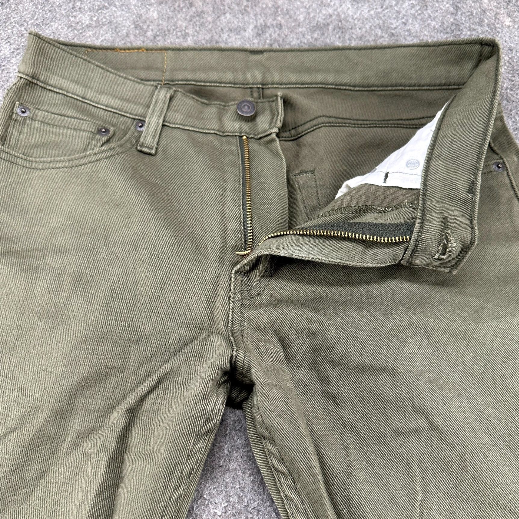 Levi's Levi's 512 Jeans Mens 30x30 Green Slim Straight Leg Light Wash Stretch Denim Modern 500 Series Mens Size US 30 / EU 46 - 2 Thumbnail