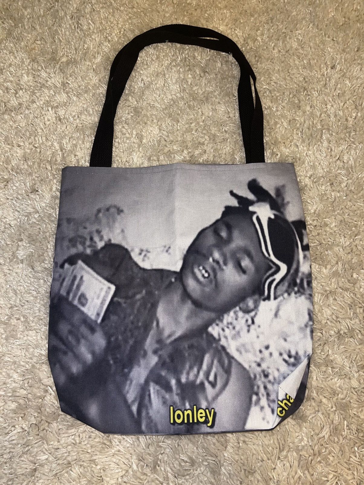 Goth Money GOTH MONEY x SICKBOYRARI “LONELY” TOTE BAG Size ONE SIZE - 1 Thumbnail